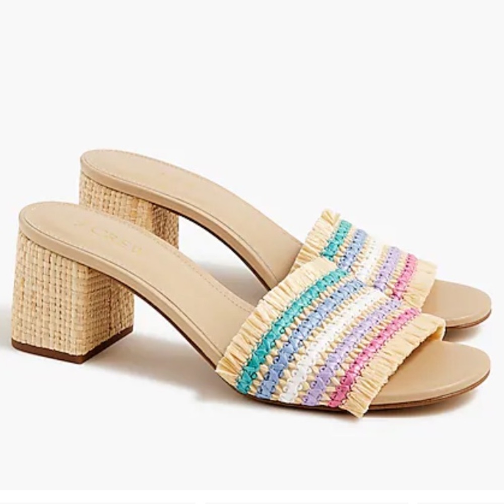 NWT J.Crew Rainbow 🌈 Sandals